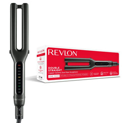 Revlon One Step Double Straight Iron, Prostownica LED Miedziano-ceramiczna, 10 Ustawień Temperatury